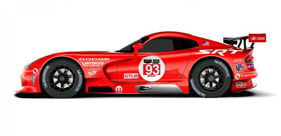  Dodge Viper GTS-R Red and White 2014 года  (фото 6 из 8)